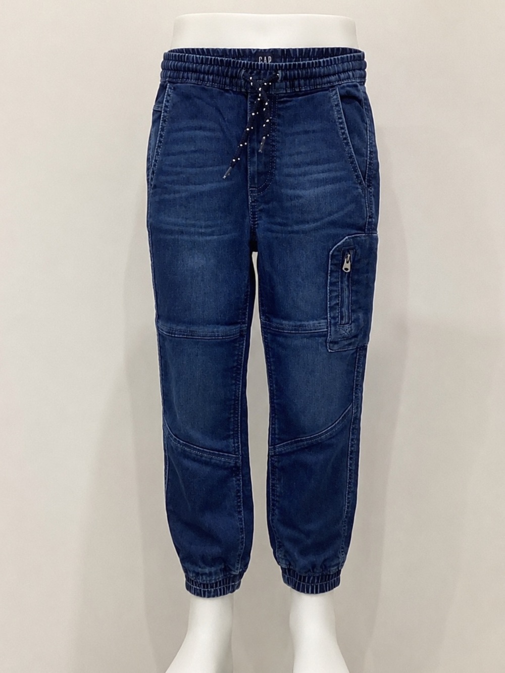 GAP Dark Blue Kids Jogger Jeans with Cargo Pocket